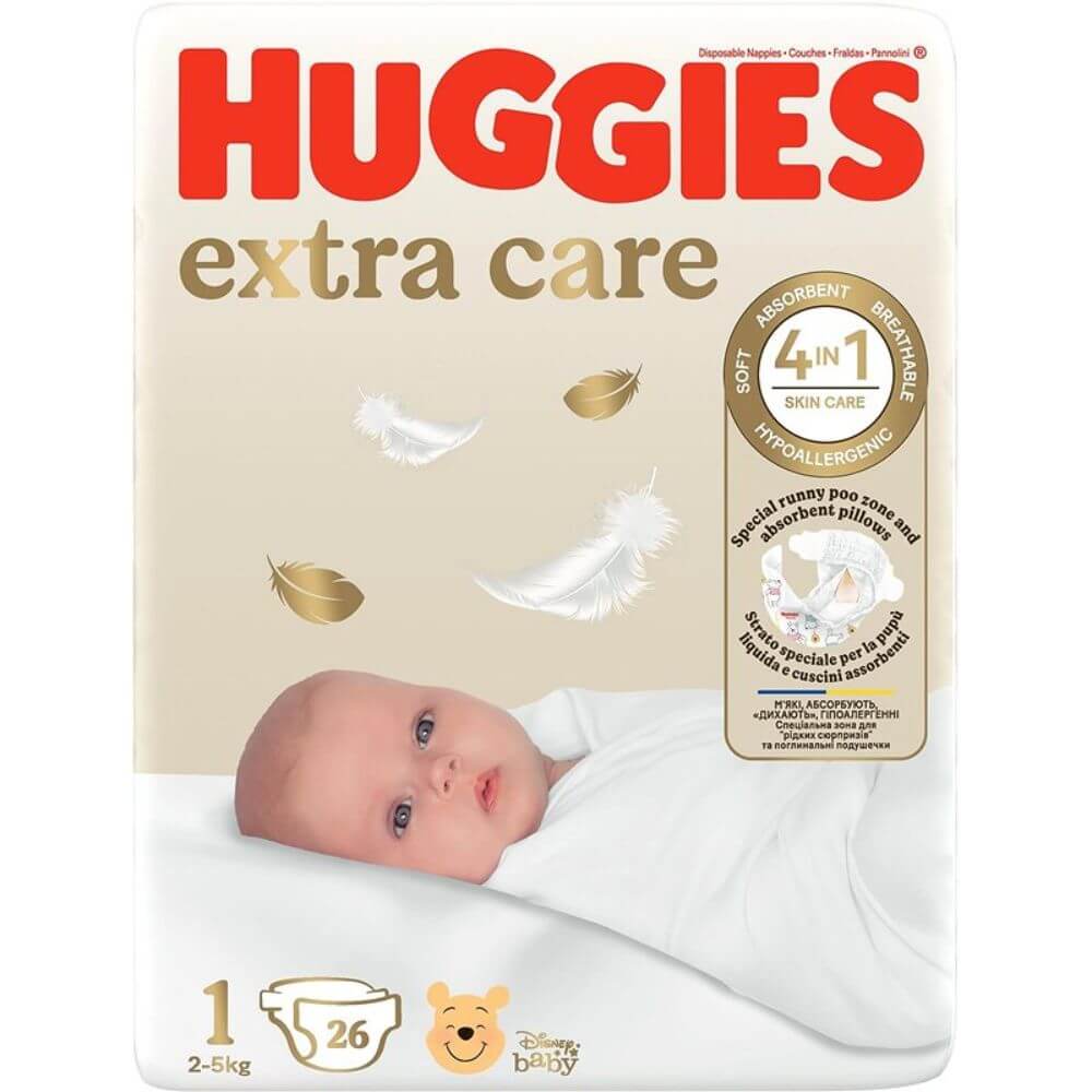 Scutece Huggies Extra Care, Marimea Nr.1 infant-ro