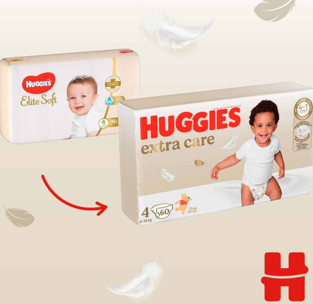 Scutece Huggies Extra Care, Marimea Nr.4 infant-ro