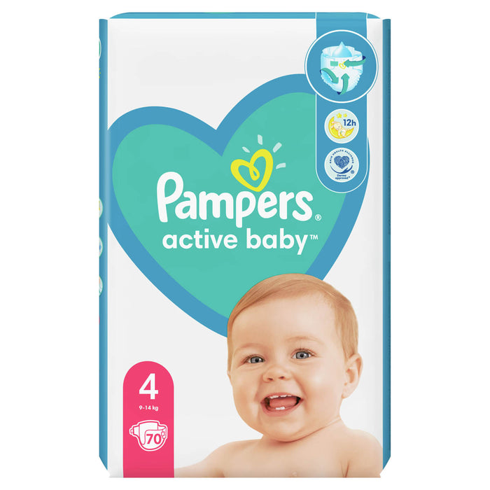 Scutece PAMPERS Active Baby, 9-14 kg, Marime Nr.4 infant-ro