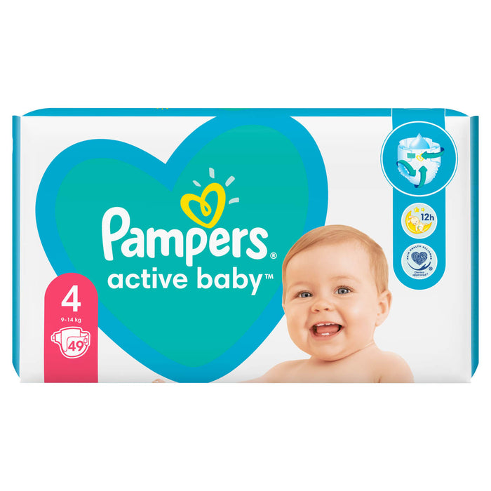 Scutece PAMPERS Active Baby, 9-14 kg, Marime Nr.4 infant-ro