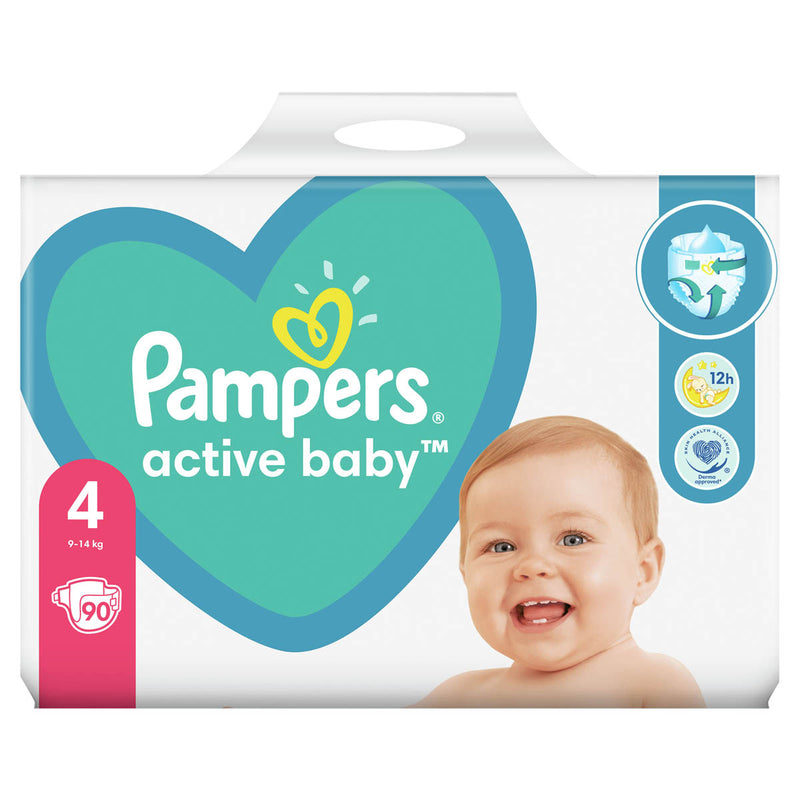 Scutece PAMPERS Active Baby, 9-14 kg, Marime Nr.4 infant-ro