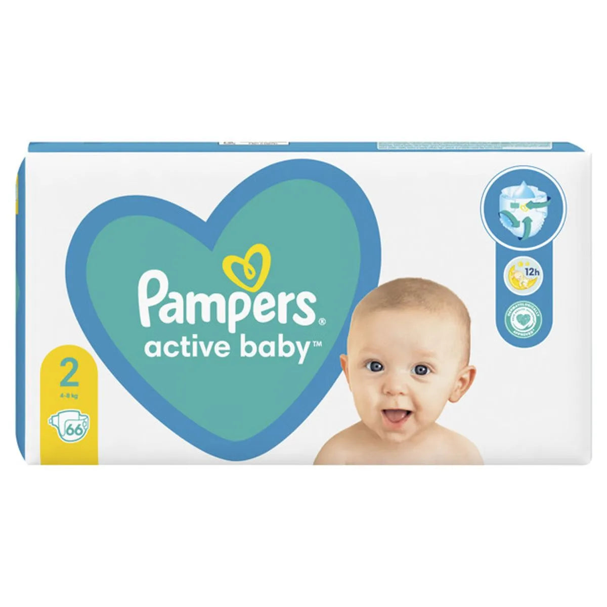 Scutece PAMPERS Active Baby Nou Nascut, 4 -8 kg, Marime Nr.2 infant-ro