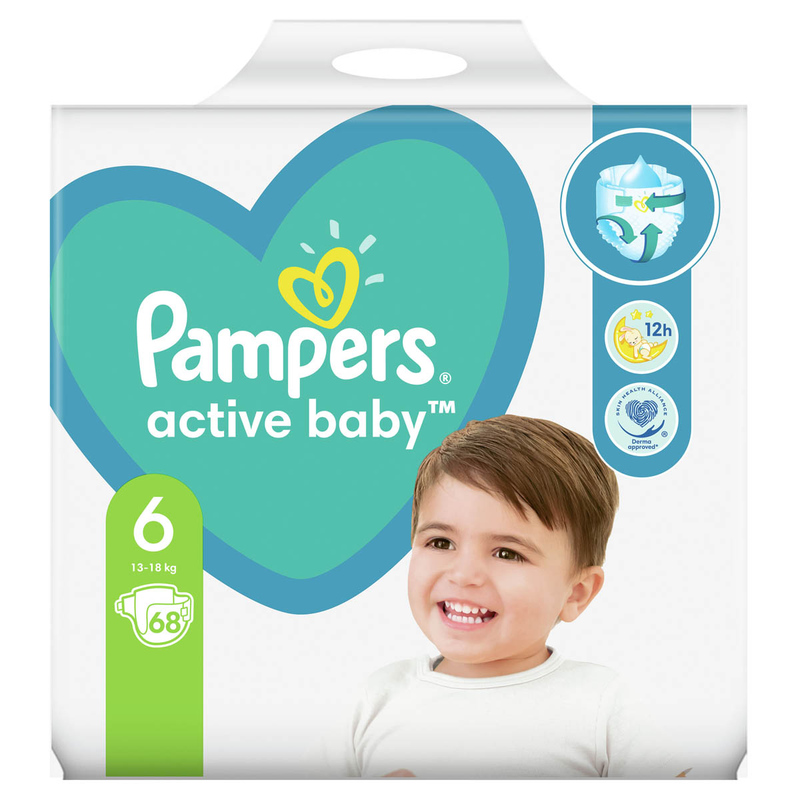 Scutece Pampers Active Baby Giant Pack+, Marimea Nr.6 infant-ro