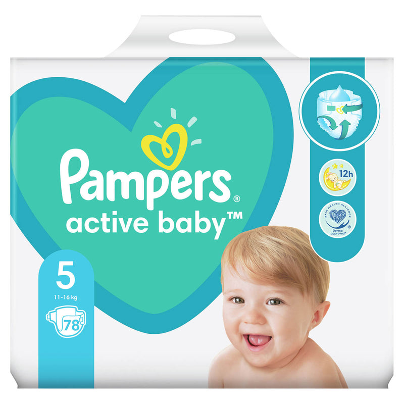 Scutece Pampers Active Baby Mega Box, Marimea 5, 11 -16 kg infant-ro