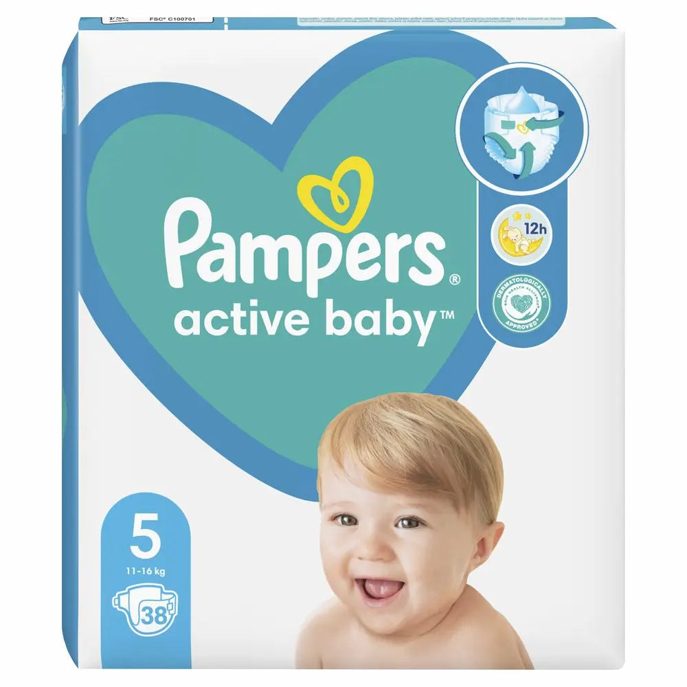 Scutece Pampers Active Baby Mega Box, Marimea 5, 11 -16 kg infant-ro