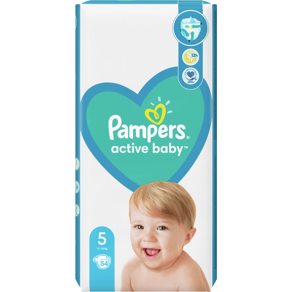 Scutece Pampers Active Baby Mega Box, Marimea 5, 11 -16 kg infant-ro