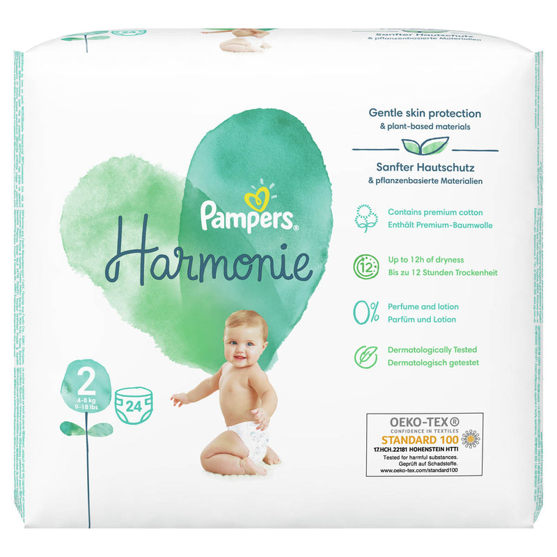 Scutece Pampers Harmonie, 4-8 kg, Marimea Nr.2 infant-ro