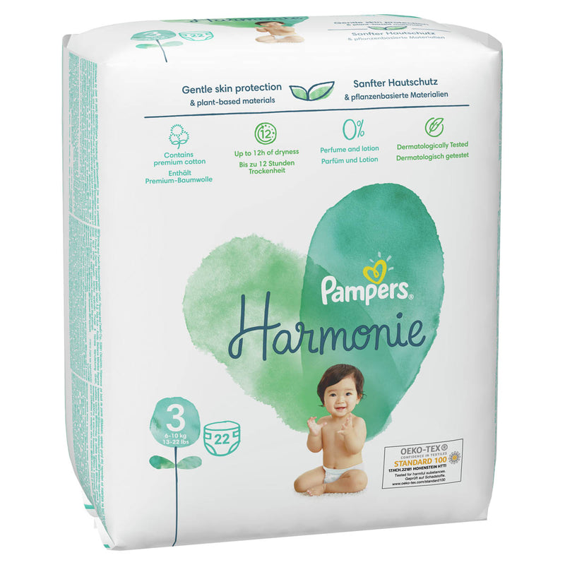 Scutece Pampers Harmonie Pants, 6-10 kg, Marimea Nr.3 infant-ro