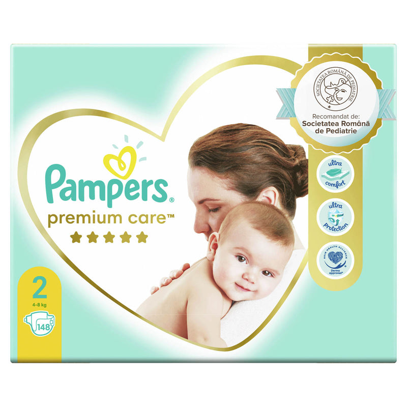 Scutece Pampers Premium Care, 4-8 kg, Marimea Nr.2 infant-ro