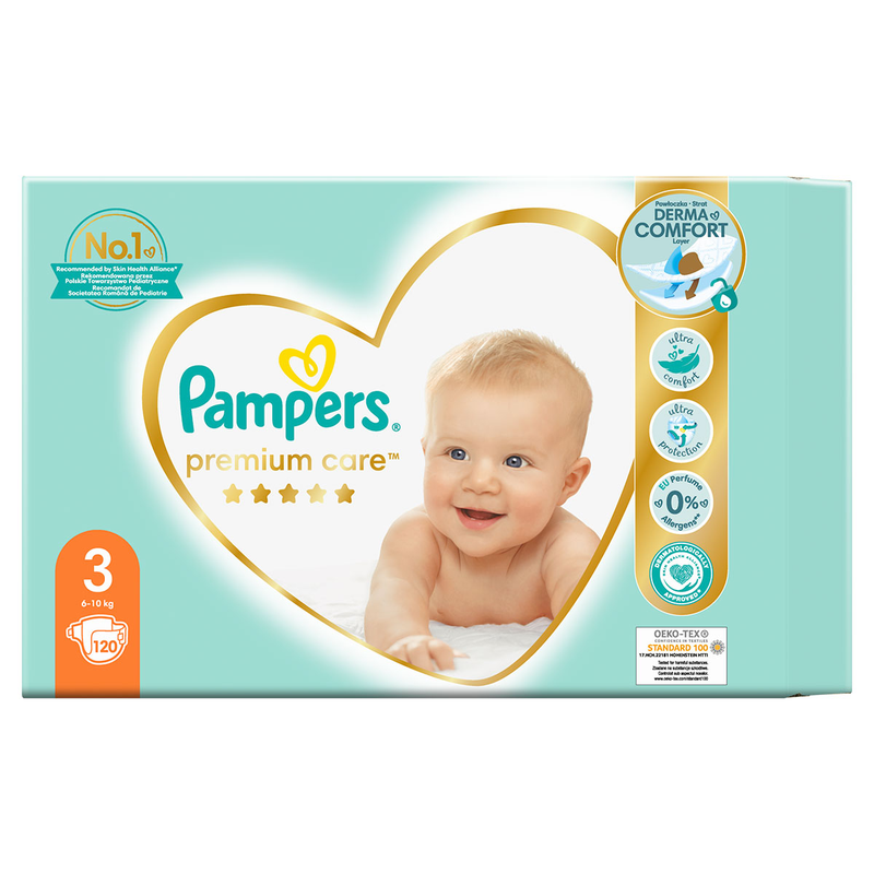Scutece Pampers Premium Care, 6-10 kg, Marime Nr.3 infant-ro