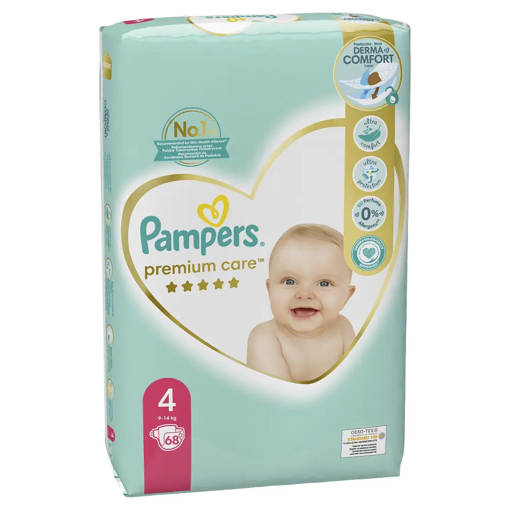 Scutece Pampers Premium Care , 9-14 kg, MArimea Nr.4 infant-ro