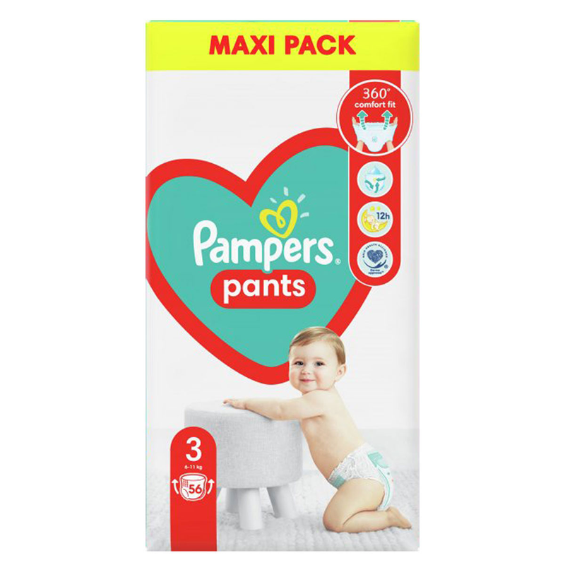 Scutece - chilotel Pampers Active Baby Pants, 6-11 kg, Marime Nr.3 infant-ro