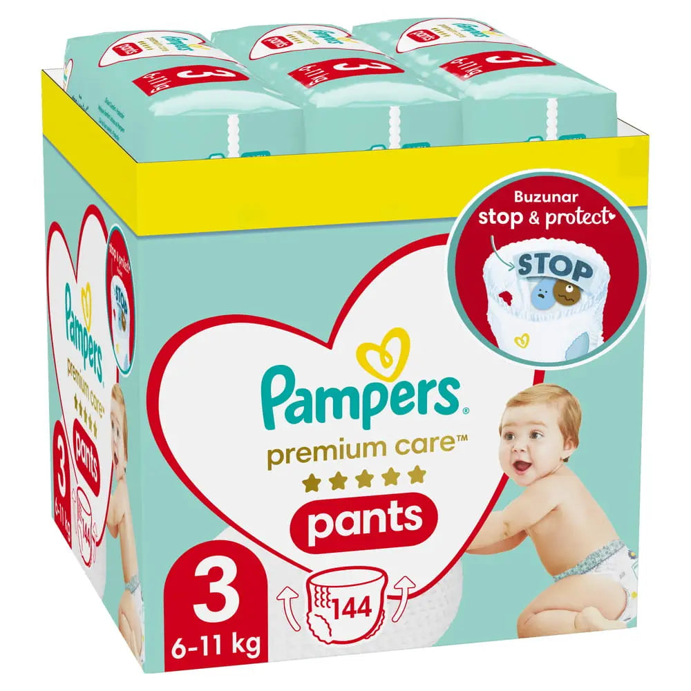 Scutece-chilotel Pampers Premium Care, 6-11 kg, Marime Nr.3 infant-ro