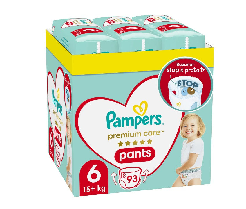 Scutece-chilotel Pampers Premium Care Pants,15 kg+, Marimea Nr.6 infant-ro