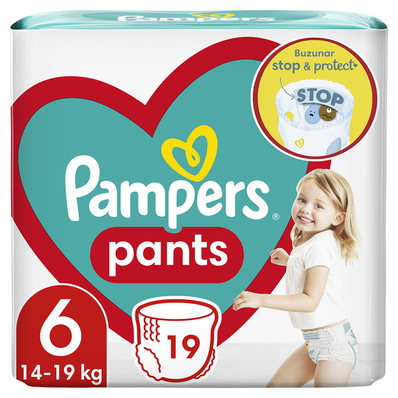 Scutece-chilotel Pampers Pants, 14 - 19 kg, Marimea Nr.6 infant-ro