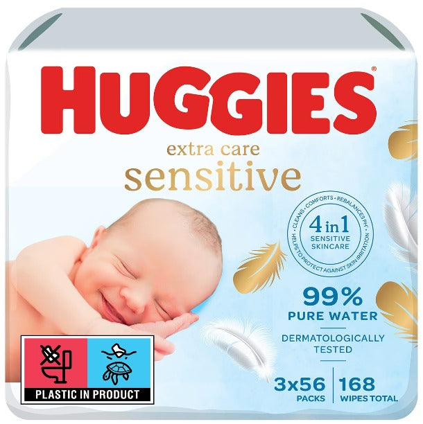 Servetele Umede Huggies Extra Care Sensitive infant-ro