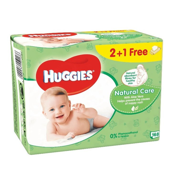 Servetele umede Huggies Natural Care infant-ro