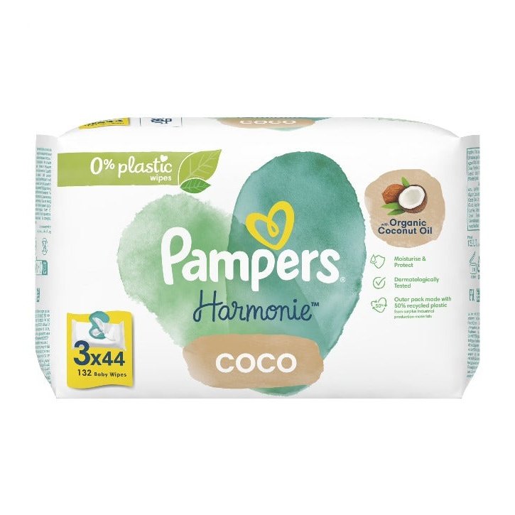 Servetele umede PAMPERS Harmonie Coco, pentru copii infant-ro