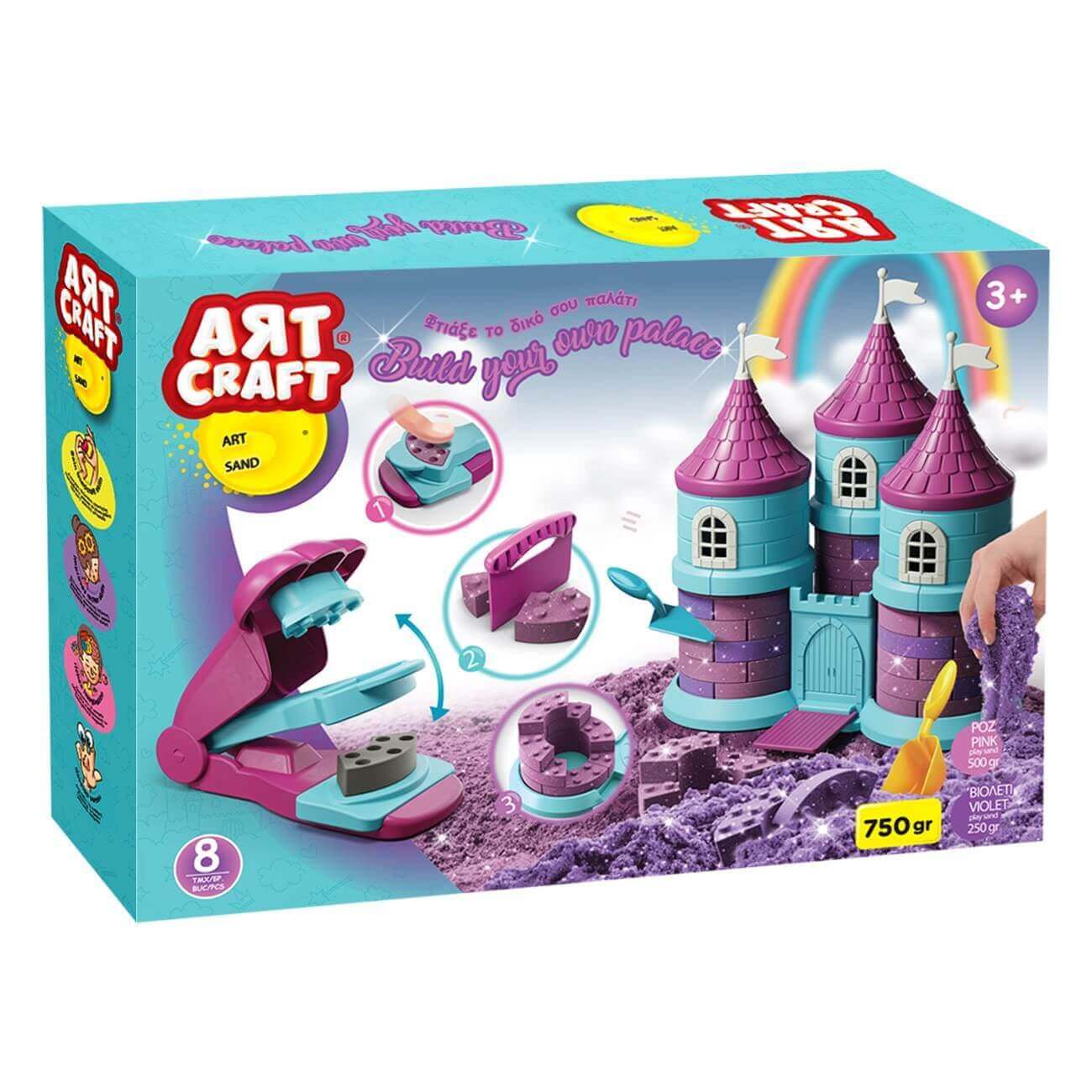 Set Nisip Kinetic Castel infant-ro