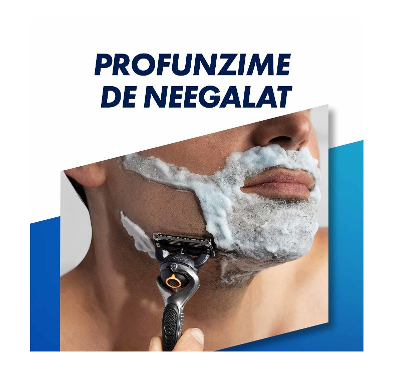 Set cadou GILLETTE Fusion Proglide, aparat de ras cu 1 rezerva + gel de ras Fusion Sensitive 200 ml + trusa de voiaj infant-ro