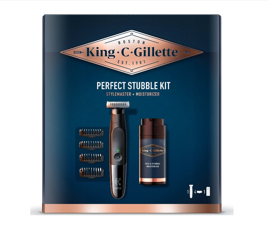 Set cadou pentru stilizare King C. Gillette: Trimmer Style Master + Lotiune hidratanta, 100 ml infant-ro