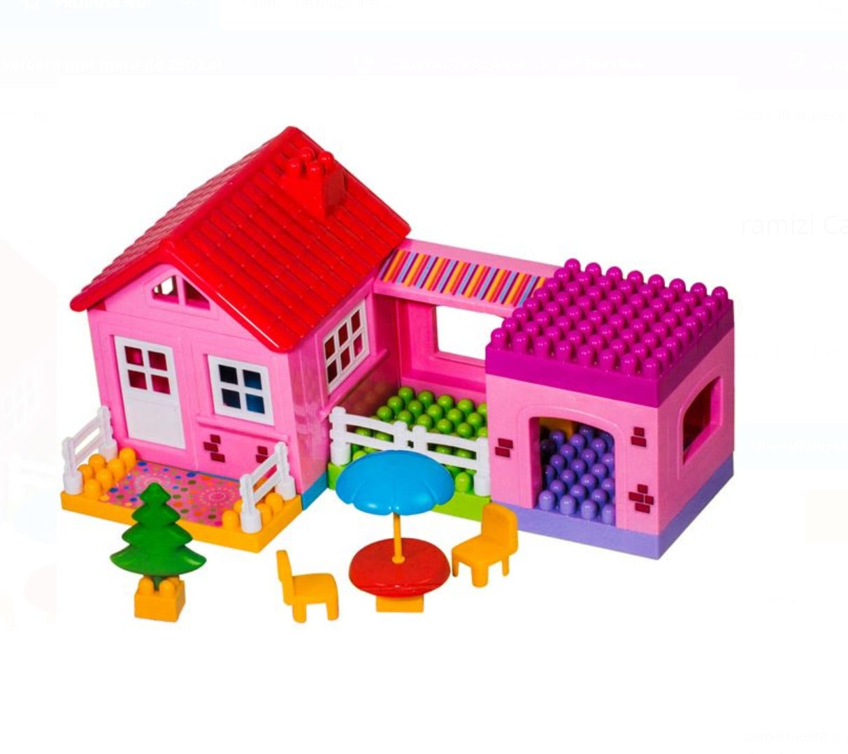 Set de Joaca cu Caramizi Casa - 36 de piese infant-ro