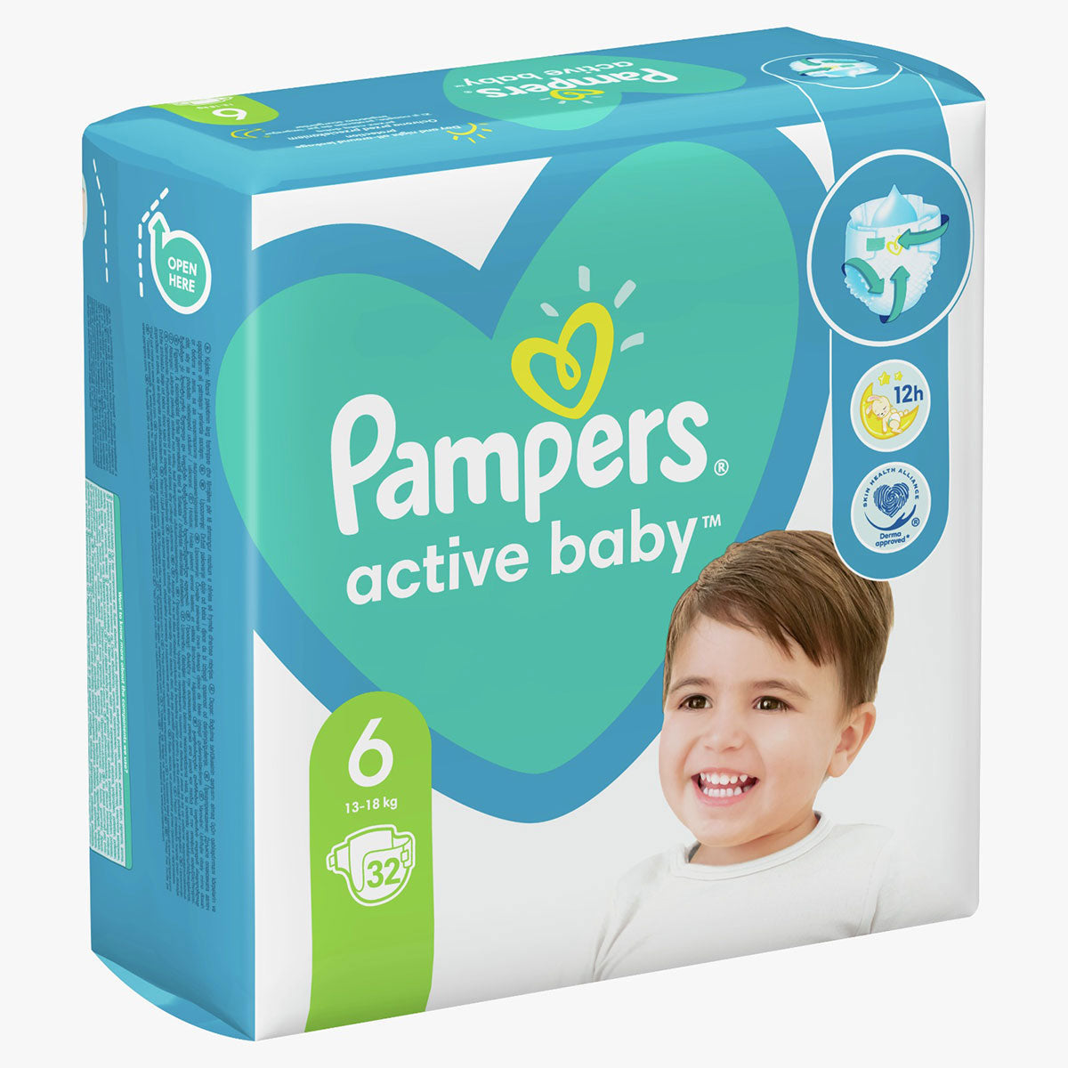 Pampers Active Baby scutece - Nr 6 (13-18 kg) / 32 buc / Value Pack Minus [ps:caca31b4-bef8-4b37-9f45-028d4288f51e]