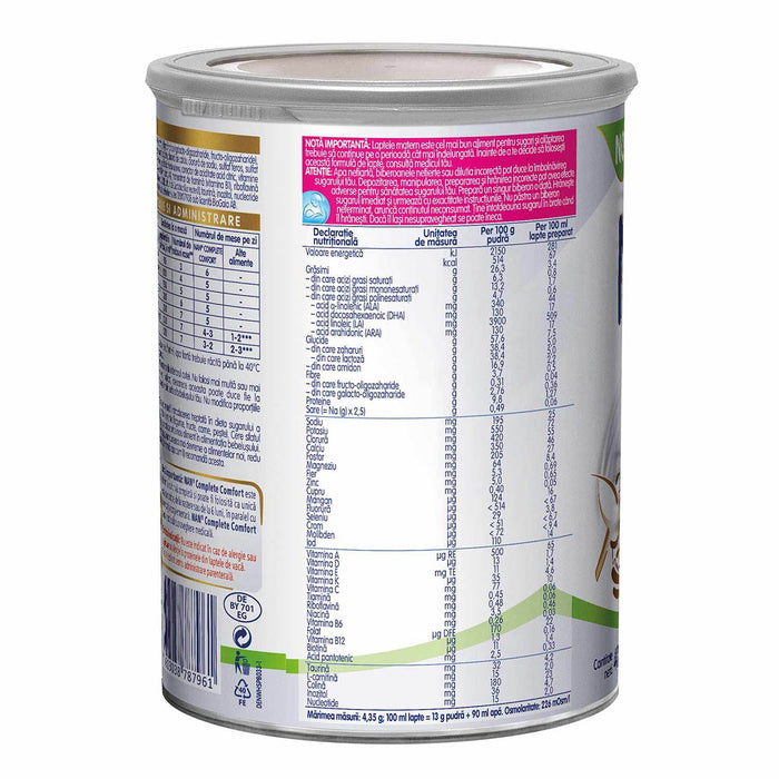 Nestle Nan Complete Comfort | Lapte Praf +0 luni | 400 g