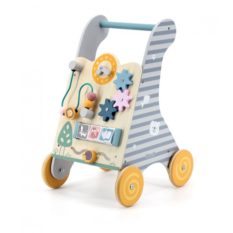 Antemergator gri cu activitati tip Montessori, PolarB, Viga - Imagine 7