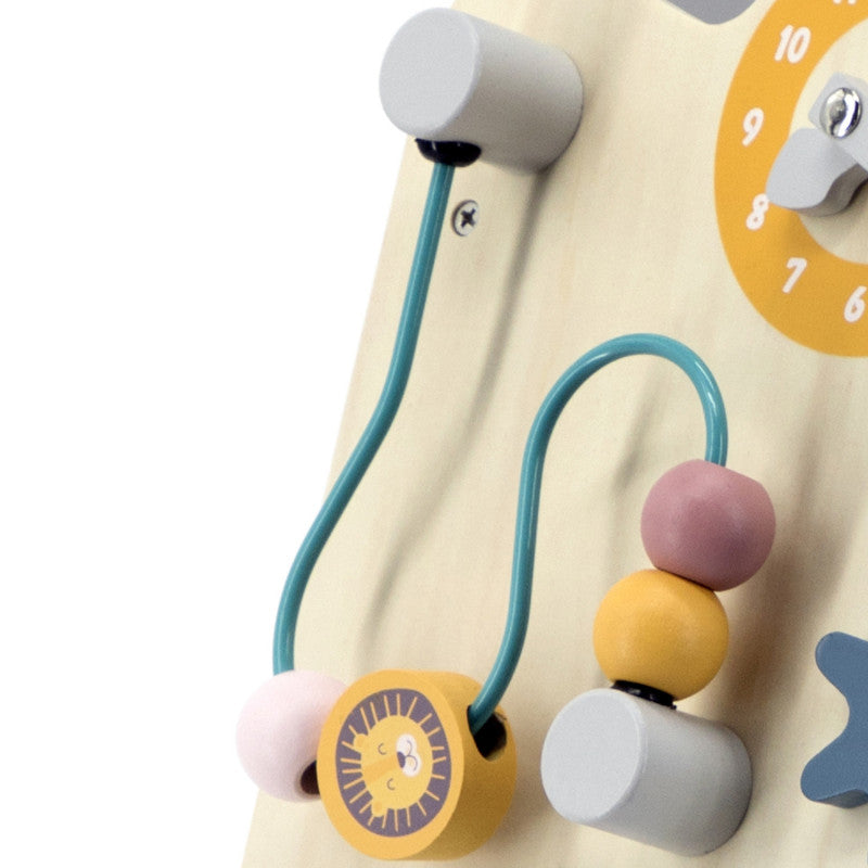 Antemergator gri cu activitati tip Montessori, PolarB, Viga - Imagine 2