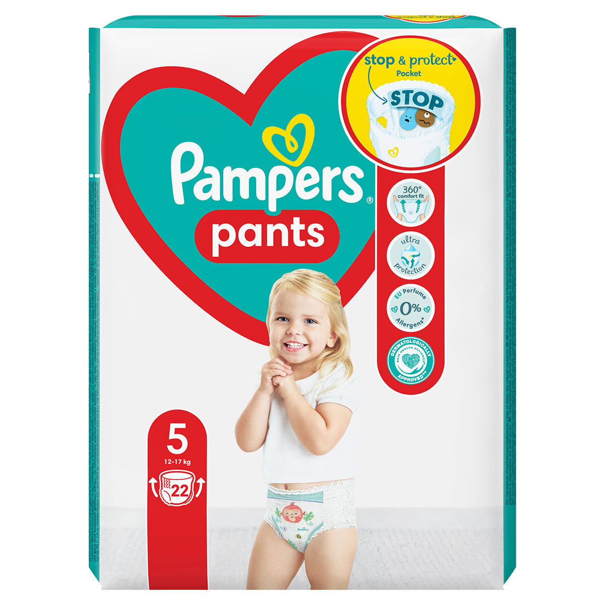 Pampers Active Baby Pants - Nr 5 (12-17 kg) / 22 buc / Carry Pack [ps:572c10bf-92bc-4e6a-9f1b-6a2b0650990f]