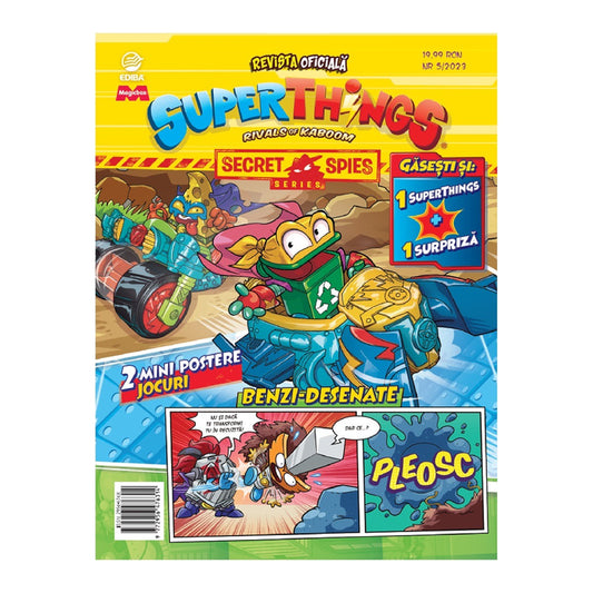 SUPERTHINGS Secret Spies, revista si jucarii, Nr. 5