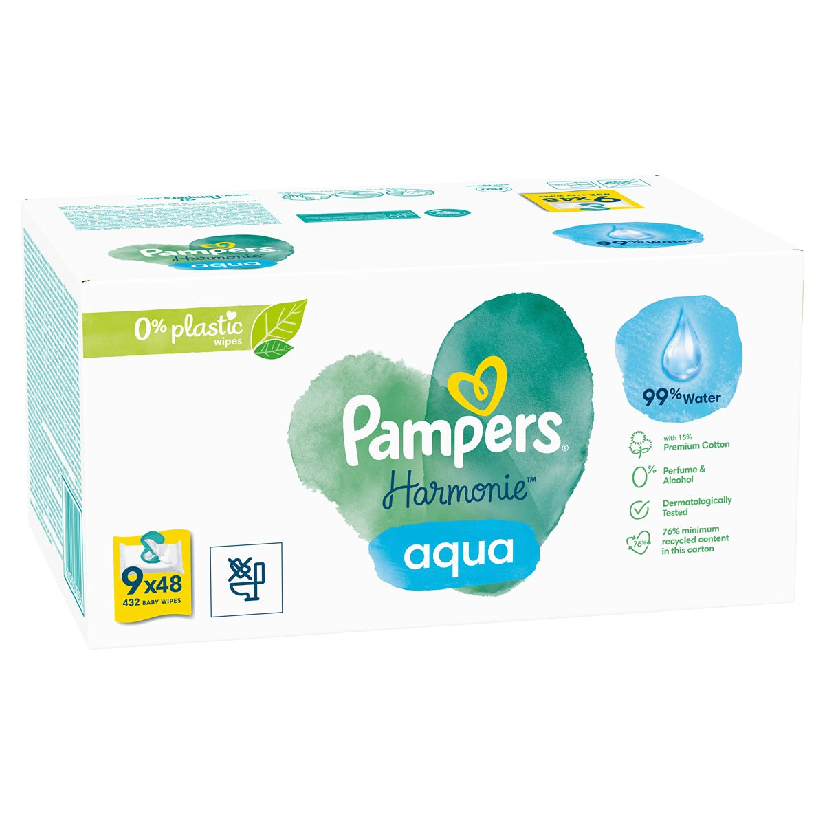 Pampers Aqua servetele umede - 9 pachete / 432 buc [ps:0660a859-1267-4def-a801-f14098dd203d]