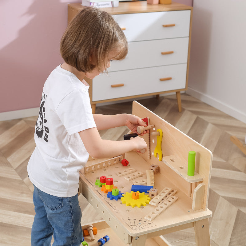 Banc de lucru natur accesorizat, Viga