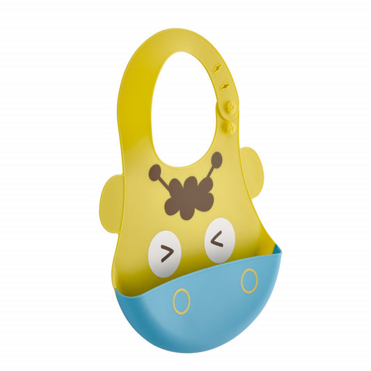 Baveta din silicon BabyJem Soft Baby Bib - 4 culori disponibile - Imagine 4
