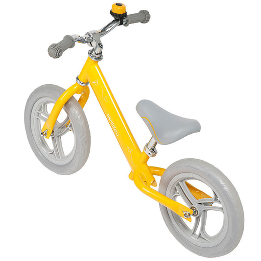 Bicicleta fara pedale Nils, Skiddou, Galben - Imagine 3