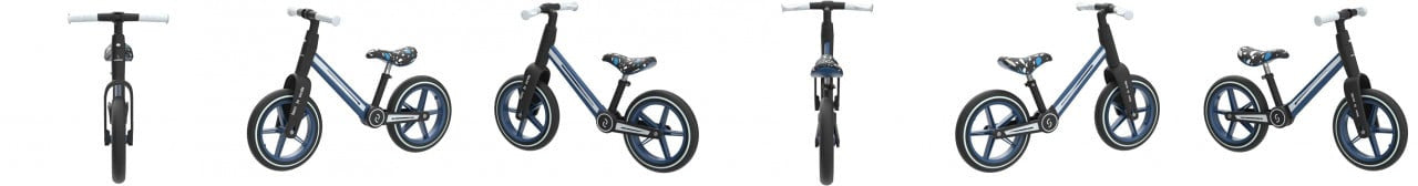 Bicicleta pliabila fara pedale Skiddou Ronny, Denim, Albastru - Imagine 3