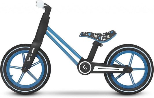 Bicicleta pliabila fara pedale Skiddou Ronny, Denim, Albastru - Imagine 6