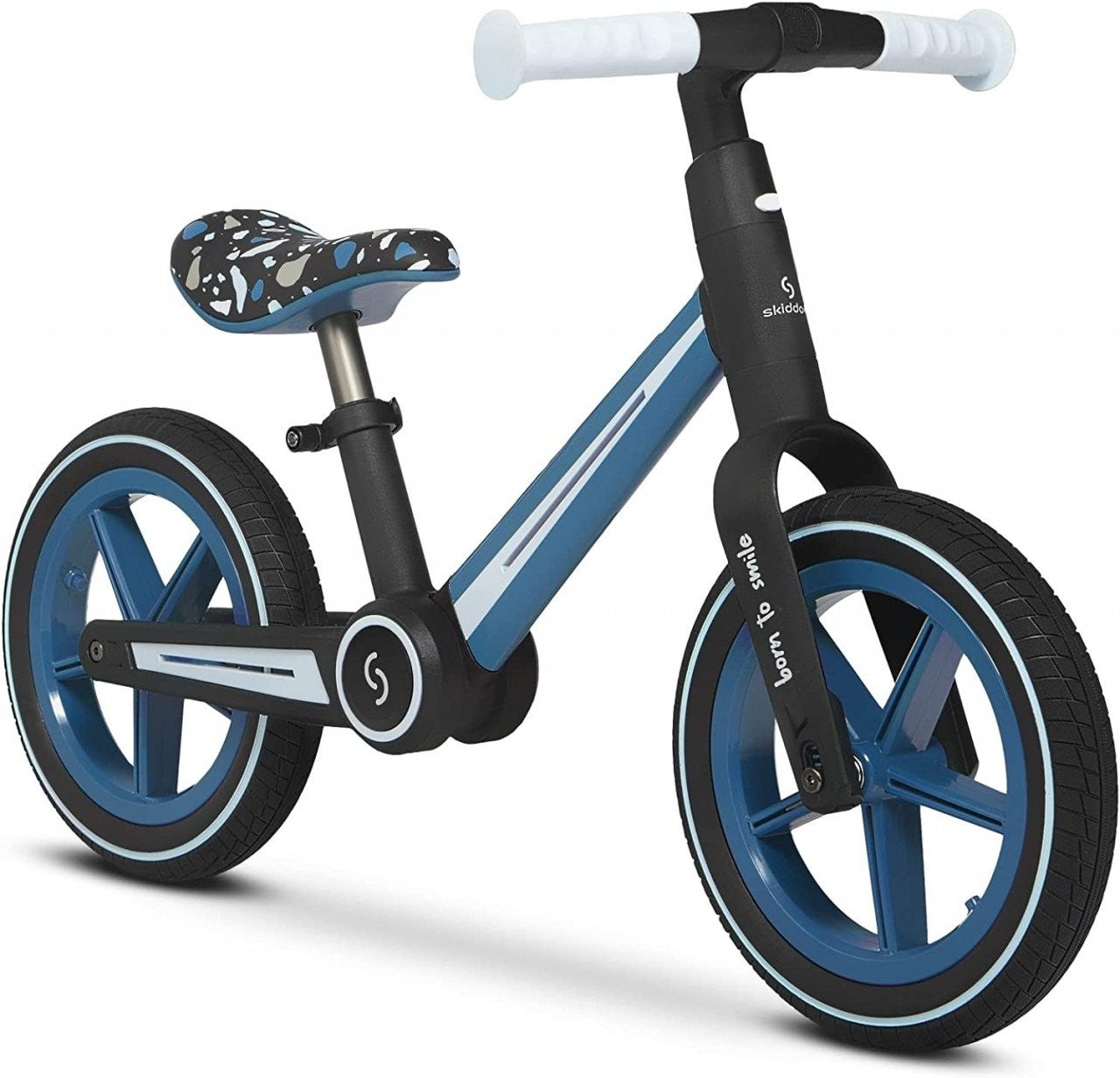 Bicicleta pliabila fara pedale Skiddou Ronny, Denim, Albastru - Imagine 7