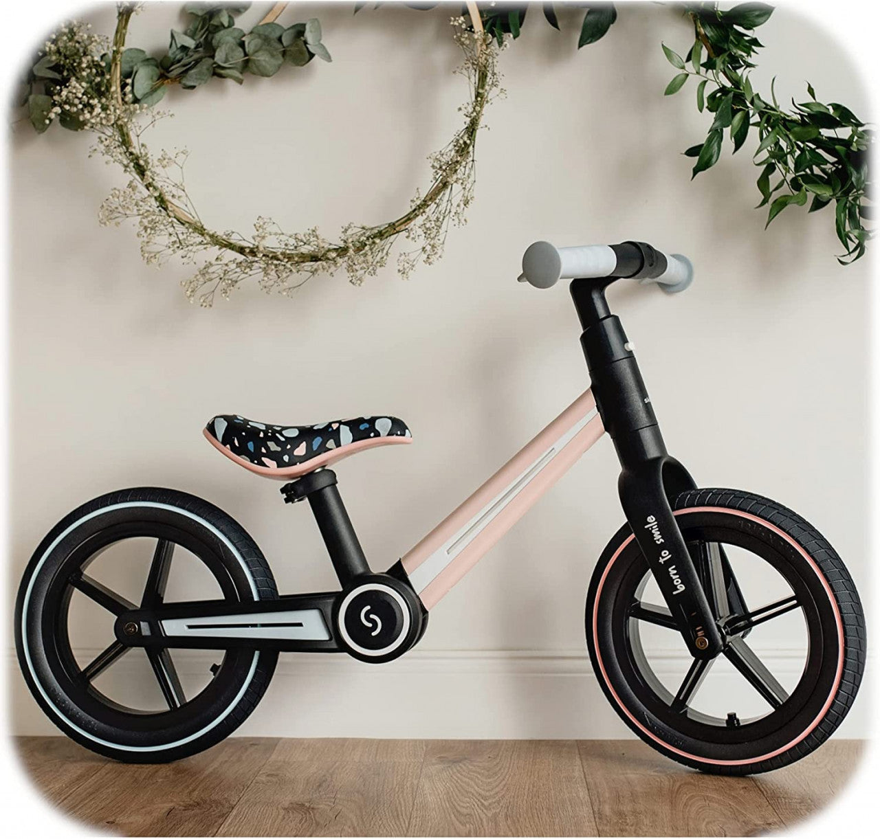 Bicicleta pliabila fara pedale Skiddou Ronny, Keep Pink, Roz