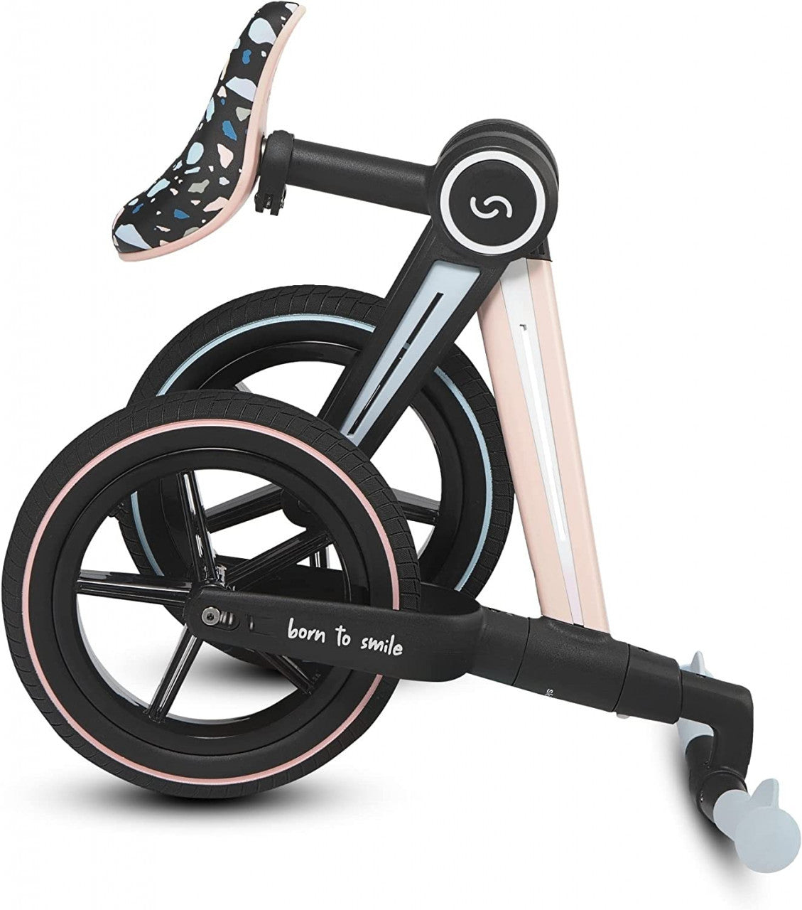 Bicicleta pliabila fara pedale Skiddou Ronny, Keep Pink, Roz