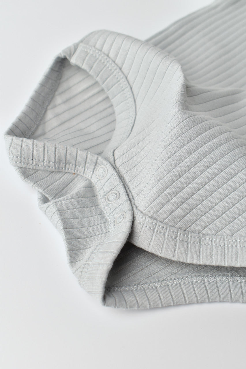 Body Bebe Unisex cu maneca lunga din 95% bumbac organic cu 5% elastan - , BabyCosy