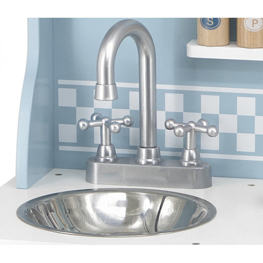 Bucatarie albastra din lemn cu accesorii, PolarB, Viga - Imagine 3