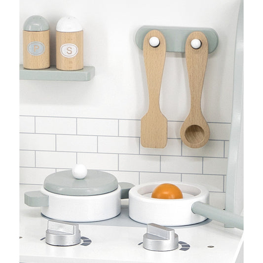 Bucatarie verde din lemn cu accesorii, PolarB, Viga - Imagine 4