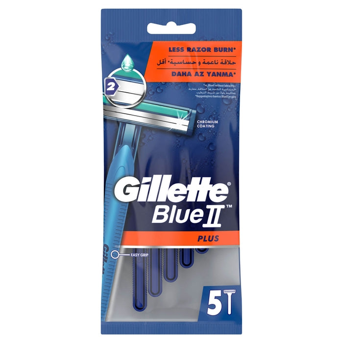 Gillette Blue II Plus Ultragrip | Set Aparate de Ras | 5 buc