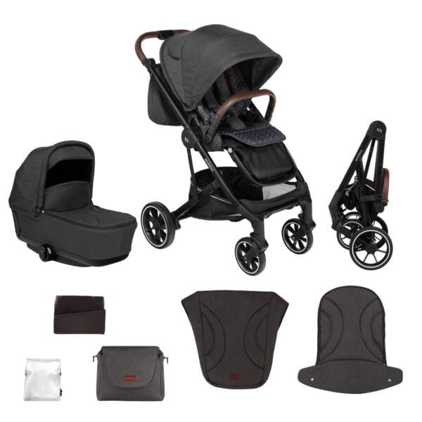 Carucior 2 in 1 Skiddou Moss Normandic Dream, Gri