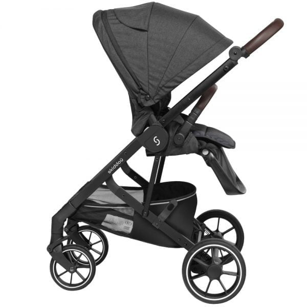 Carucior 2 in 1 Skiddou Moss Normandic Dream, Gri - Imagine 6