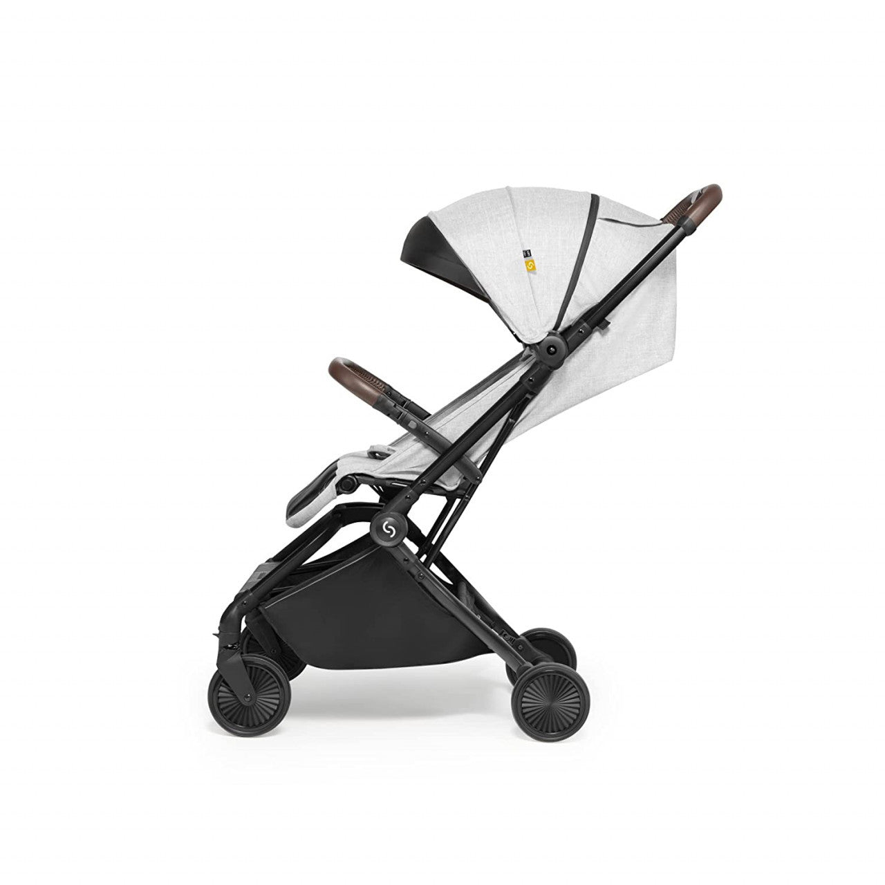 Carucior sport pliabil avion Skiddou Espoo Normandic Dream, ultracompact pentru calatorii, Gri
