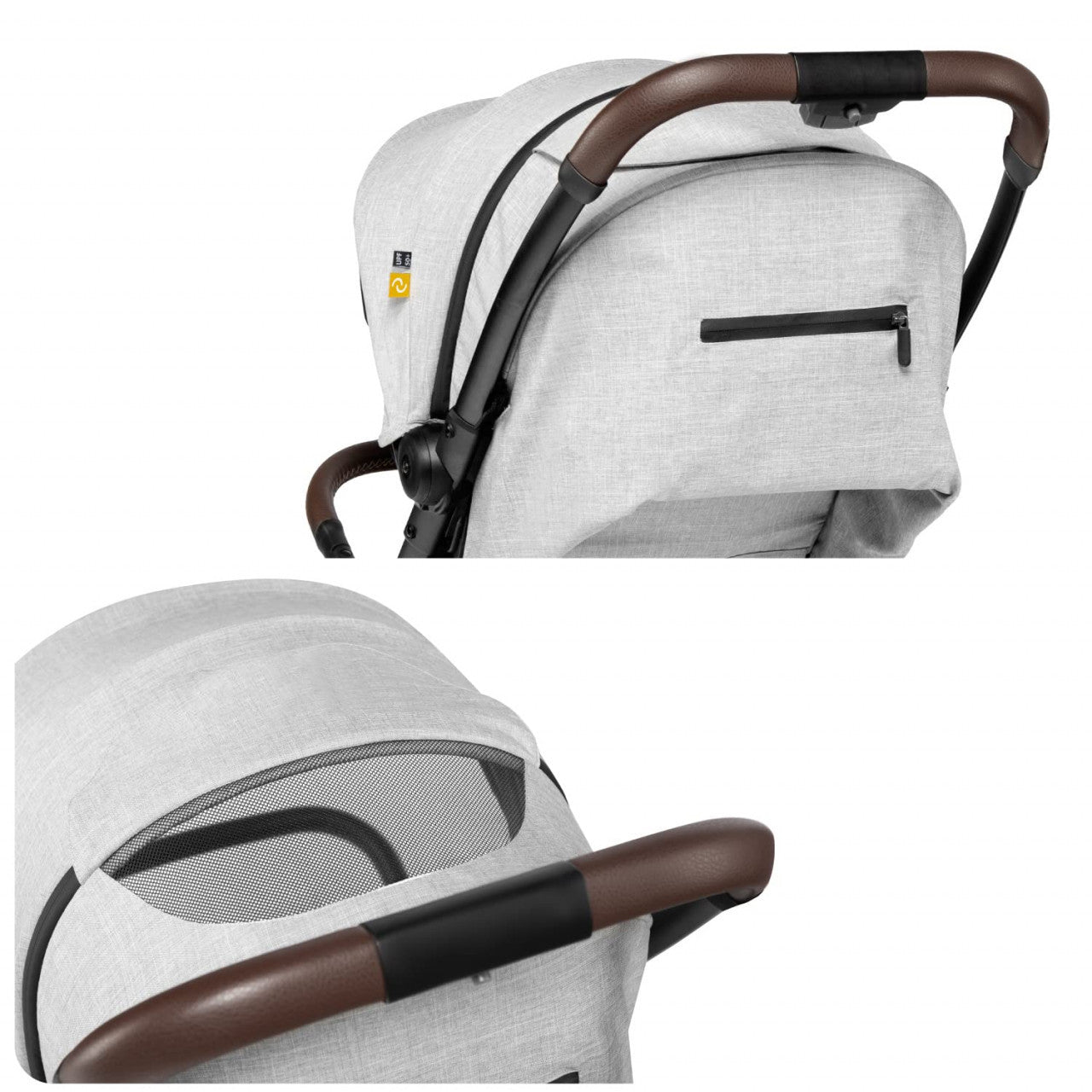 Carucior sport pliabil avion Skiddou Espoo Normandic Dream, ultracompact pentru calatorii, Gri