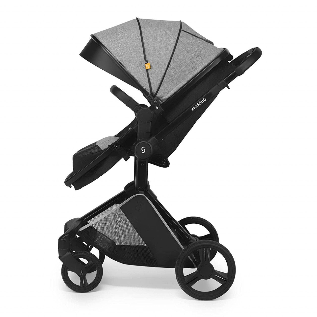 Carucior transformabil 2 in 1 Skiddou Nasjo Normandic Dream, Gri - Imagine 10